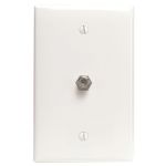 Leviton White Single F-connect