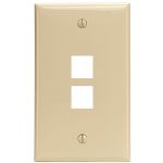 Leviton Ivory Quickport 2-port