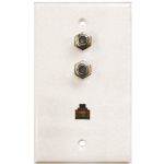 Eagle Aspen White Wall Plate W/2 F-81