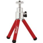 Vivitar 6" Table Tripod Red