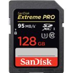 SanDisk 128GB Extreme Pro UHS-I SDXC U3 Memory Card (Class 10)