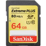 SanDisk 64GB Extreme Plus UHS-I SDXC Memory Card (Class 10)