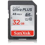 SanDisk 32 GB Ultra PLUS SDHC/SDXC Memory Card