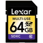 Lexar 64GB Multi-Use SDXC Memory Card (Class 10)