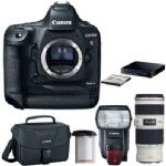 Canon EOS-1D X Mark II Camera W/ Premium Kit Deluxe Lens Bundle