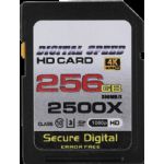 Digital Speed 2500X 256GB Professional High Speed Mach III 350MB/s Error Free (SDHC) HD Memory Card Class 10