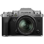 FUJIFILM X-T4 Mirrorless Digital Camera with 18-55mm Lens (Silver) Retail Kit